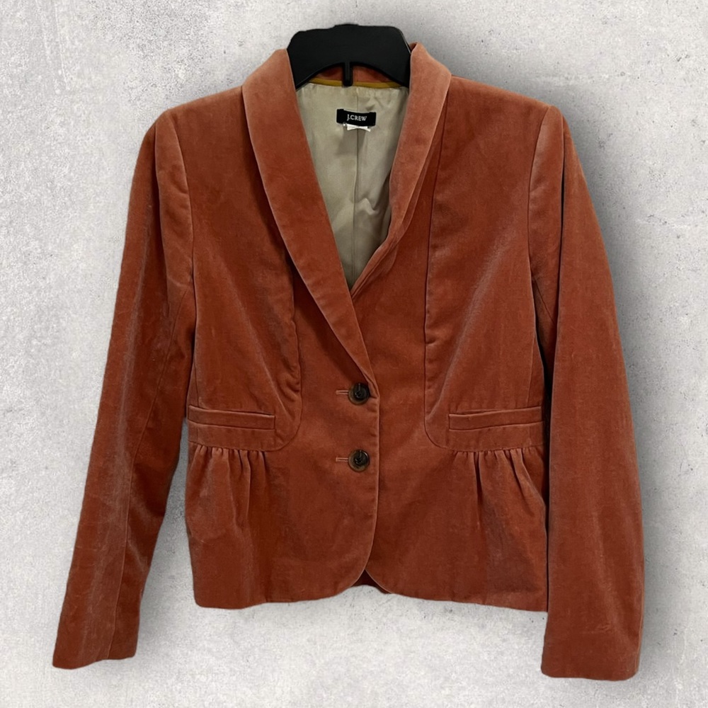 J. Crew velvet blazer